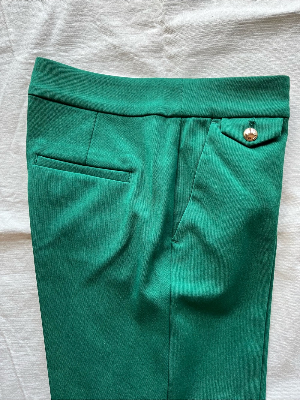 LOFT -The Rivera Slim Pant - Kelly Green - Picture 3 of 4